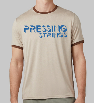 Blue/Brown Ringer Tee